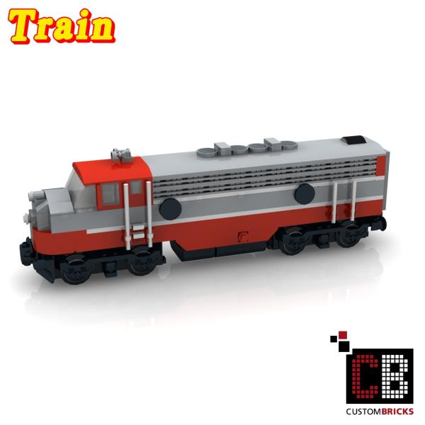 CB Railway W&S FP7 - Train engine (short)