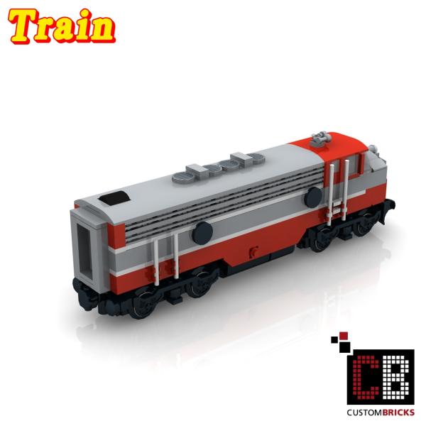 CB Railway W&S FP7 - Train engine (short)