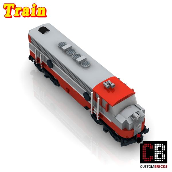CB Railway W&S FP7 - Train engine (short)