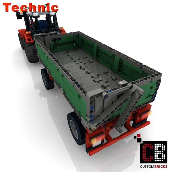 Custom 4x4 RC Traktor 8063 mod + Anhänger