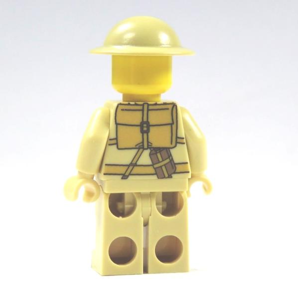 WW2 Britischer Soldat  UV bedruckt aus LEGO® in Tan