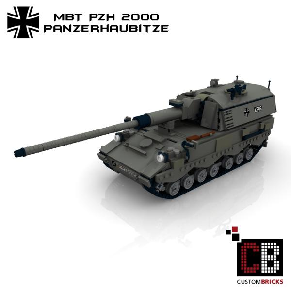 Custom Bundeswehr Panzerhaubitze PzH 2000 - gray