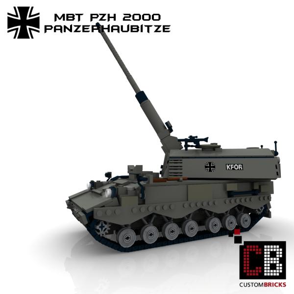 Custom Bundeswehr Panzerhaubitze PzH 2000 - gray