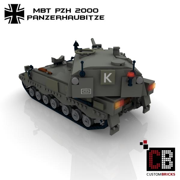 Custom Bundeswehr Panzerhaubitze PzH 2000 - gray