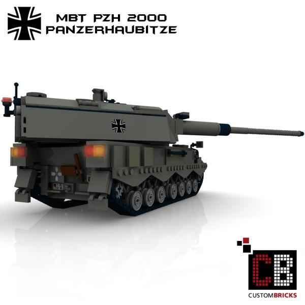 Custom Bundeswehr Panzerhaubitze PzH 2000 - gray