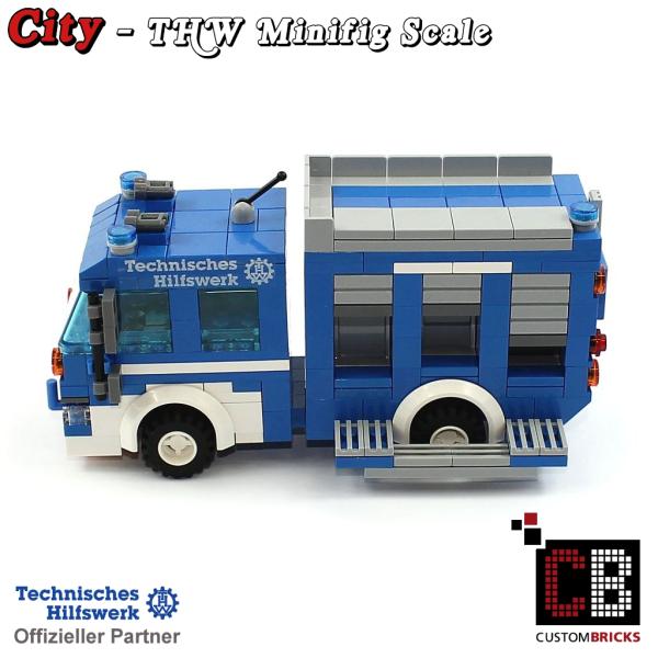 THW Equipment vehicle GKW 2 made of LEGO® bricks