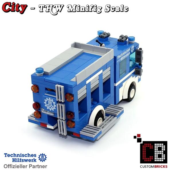 THW Equipment vehicle GKW 2 made of LEGO® bricks