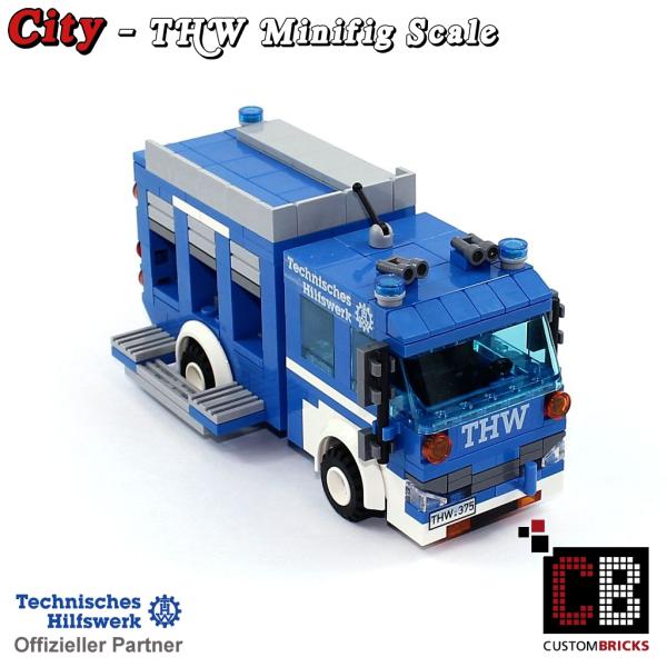 THW Equipment vehicle GKW 2 made of LEGO® bricks