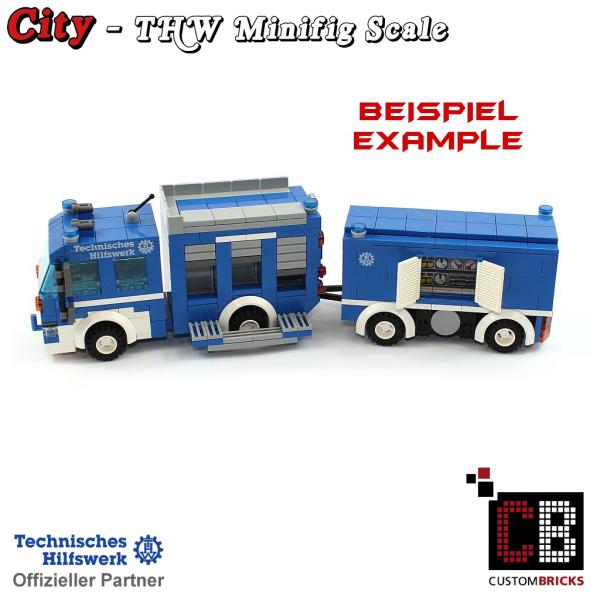 THW Equipment vehicle GKW 2 made of LEGO® bricks