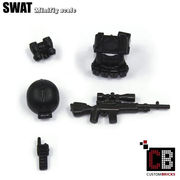 SWAT Team Van made of LEGO® bricks