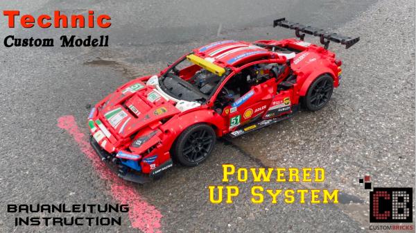 Custom 42125 red sports car,  ULTIMATE - modification