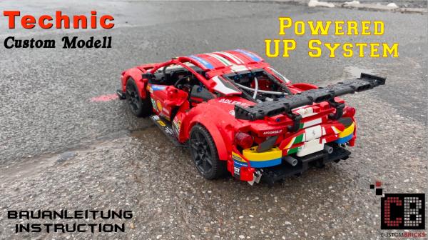 Custom 42125 red sports car,  ULTIMATE - modification