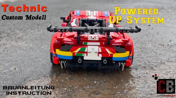Custom 42125 red sports car,  ULTIMATE - modification