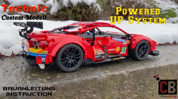 Custom 42125 red sports car,  ULTIMATE - modification