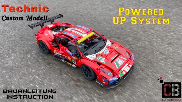 Custom 42125 red sports car,  ULTIMATE - modification