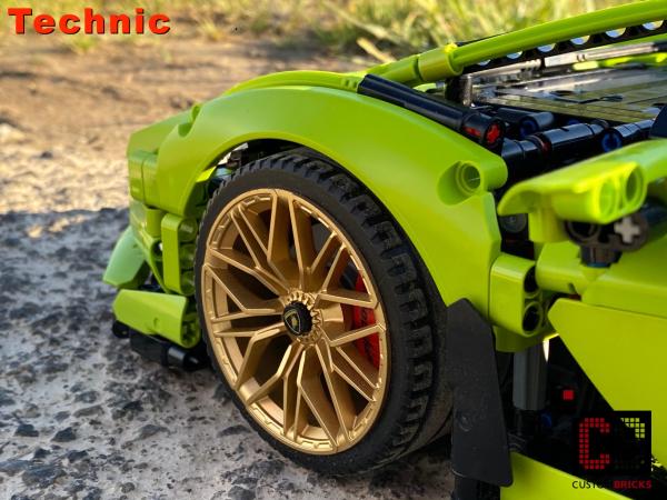 Custom 42115 grüner Sportwagen RC Umbauanleitung