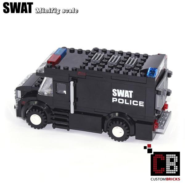 SWAT Team Van made of LEGO® bricks