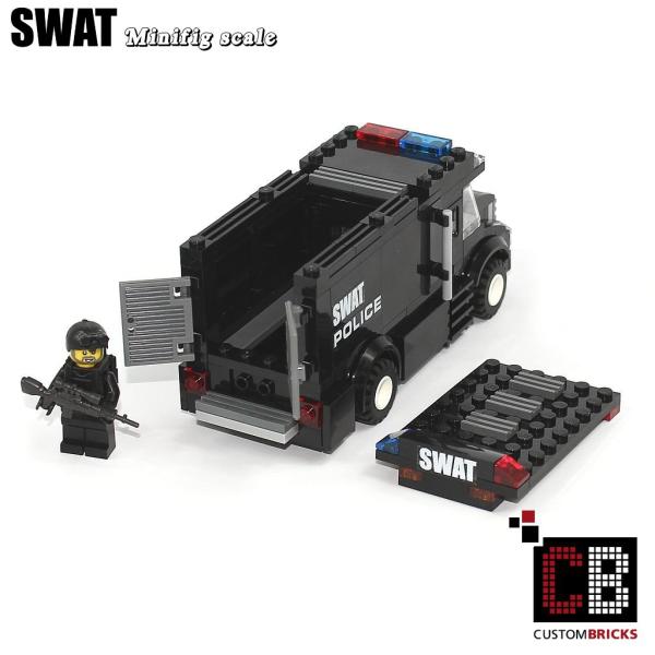 SWAT Team Van made of LEGO® bricks