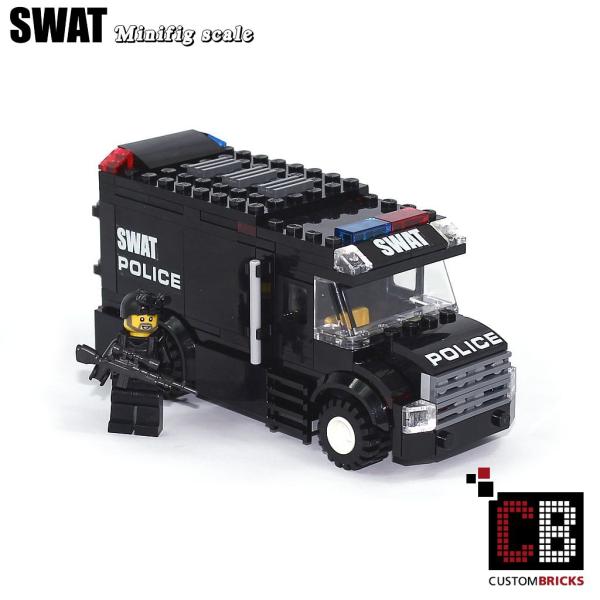 SWAT Team Van made of LEGO® bricks