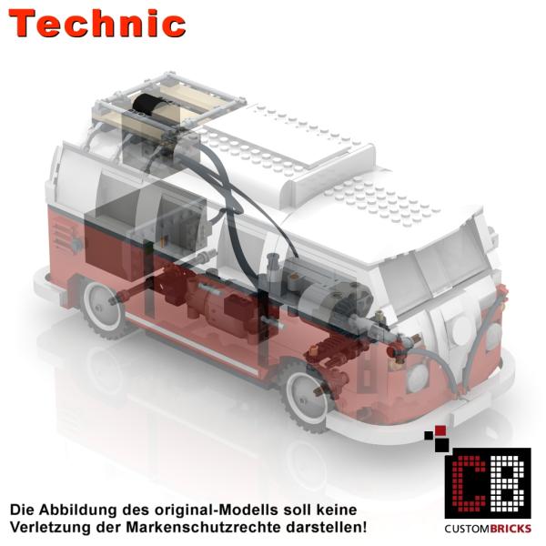 Custom 10220 Bus - RC modification parts