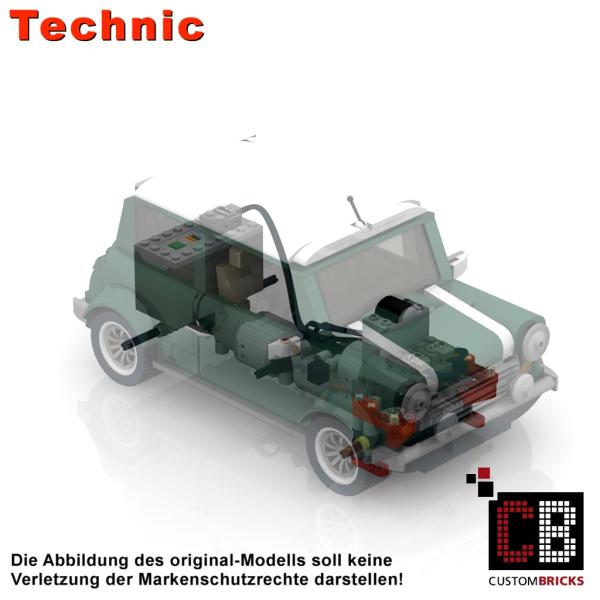 Custom 10242 kleines Auto - RC Umbauanleitung