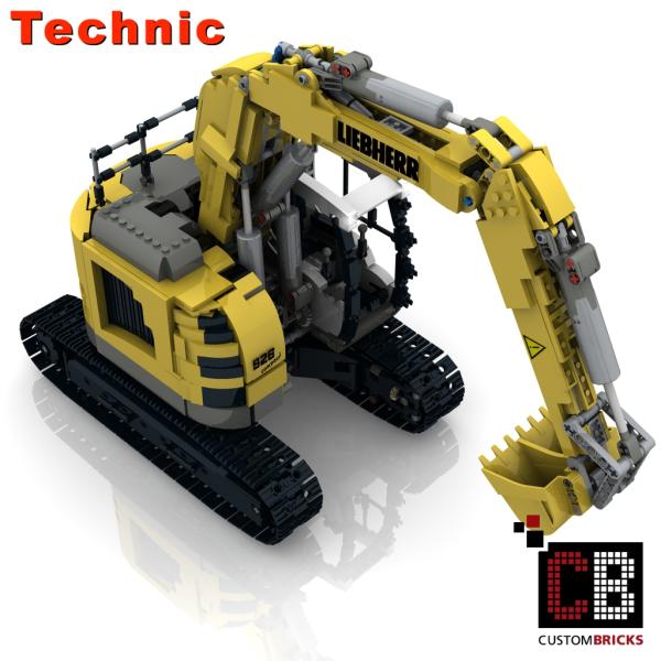 Custom RC LIEBHERR 926 compact excuvator
