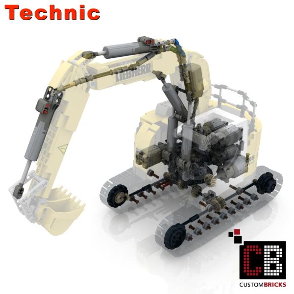 Custom RC LIEBHERR 926 compact excuvator