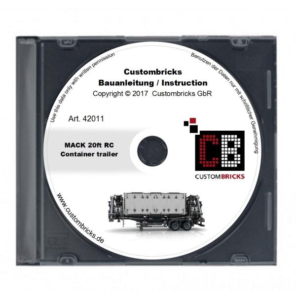 Custom truck 42078 - RC 20ft container trailer