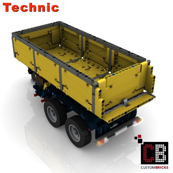 Custom 42043 trailer 2-axle with tipping function - yellow