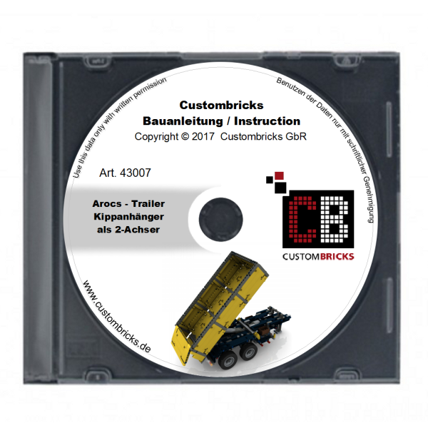 Custom 42043 trailer 2-axle with tipping function - yellow