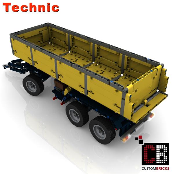 Custom LKW 42043 Anhänger mit Kippfunktion - gelb