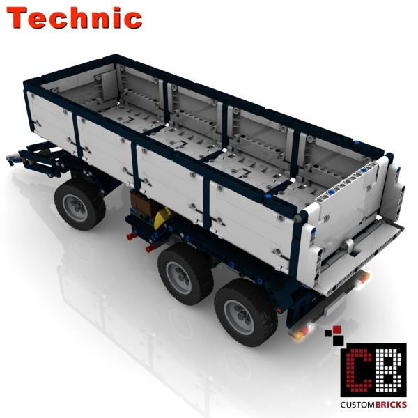 Custom LKW 42043 Anhänger mit Kippfunktion - weiß