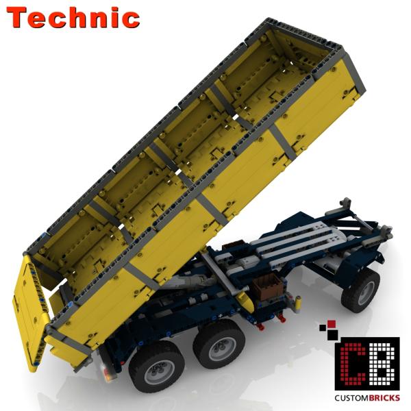 Custom LKW 42043 Anhänger mit Kippfunktion - gelb