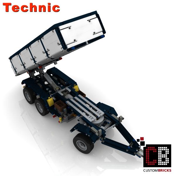 Custom LKW 42043 Anhänger mit Kippfunktion - weiß