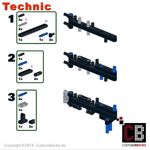 Custom 42043 RC modification parts