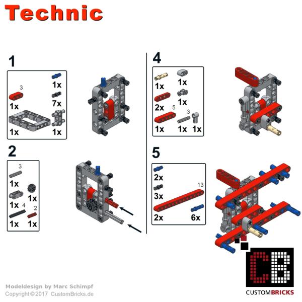 Custom Traktor 42054 Frontgewicht mit Pneumaticpumpe