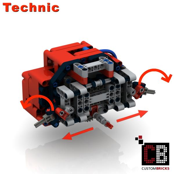 Custom Traktor 42054 Frontgewicht mit Pneumaticpumpe