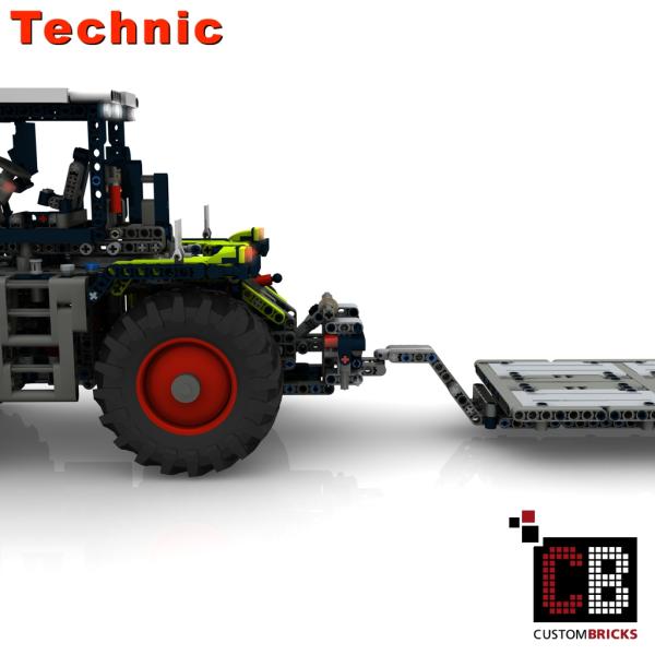 Custom Traktor 42054 Tieflader für Kreiselegge
