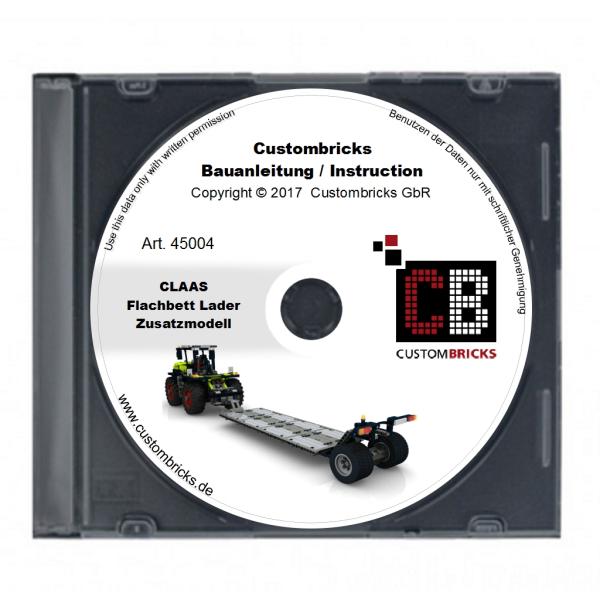 Custom Traktor 42054 Tieflader für Kreiselegge