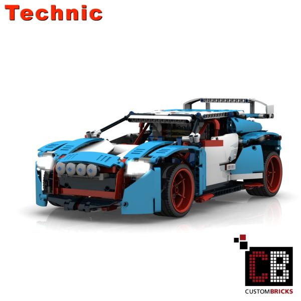 Custom 42077 Rally Car - RC modification parts oS