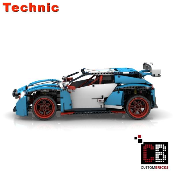 Custom 42077 Rally Car - RC modification parts oS
