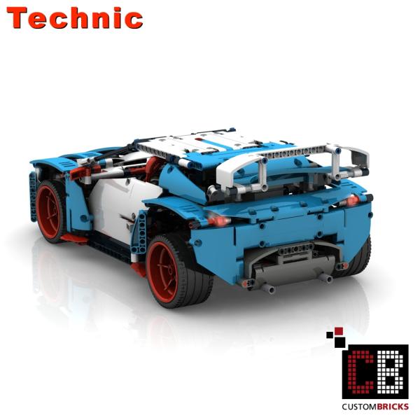 Custom 42077 Rally Car - RC modification parts oS