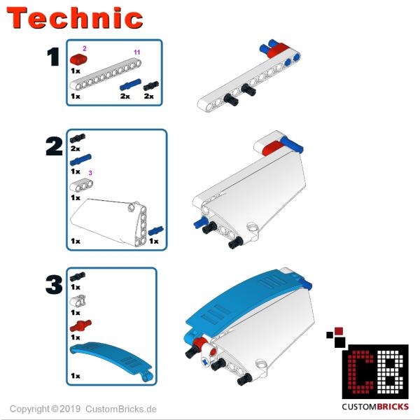 Custom 42077 Rally Car - RC modification parts oS