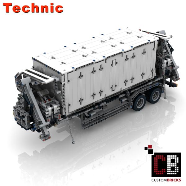 Custom truck 42078 - RC 20ft container trailer