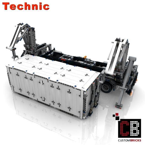 Custom truck 42078 - RC 20ft container trailer