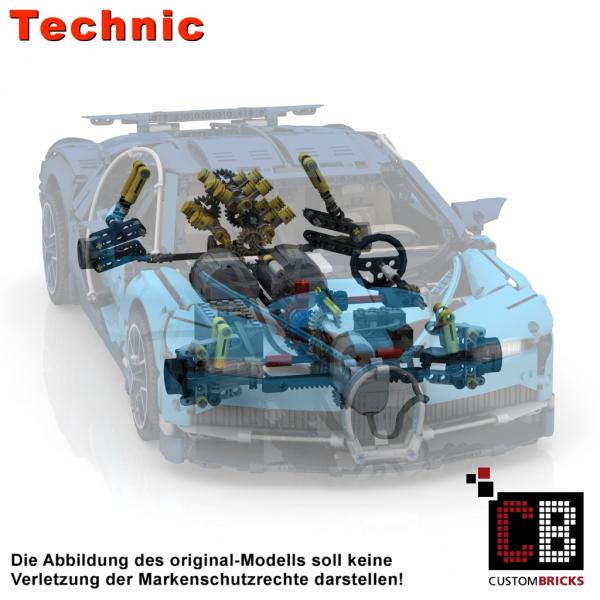 lego technic bugatti motorized