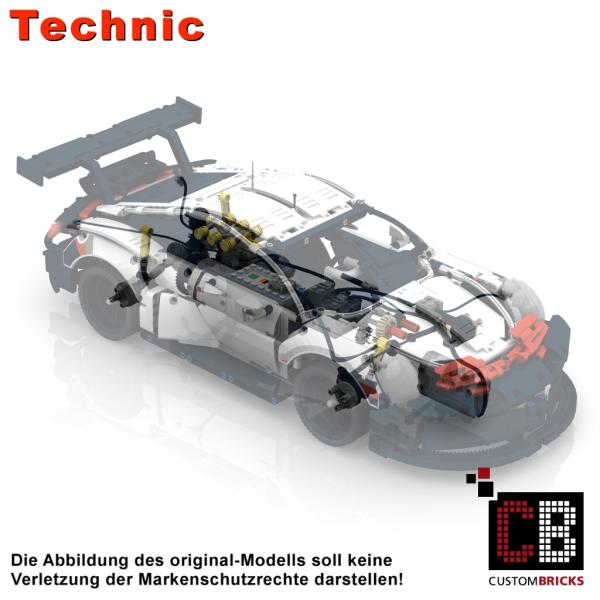 lego porsche 911 rsr remote control