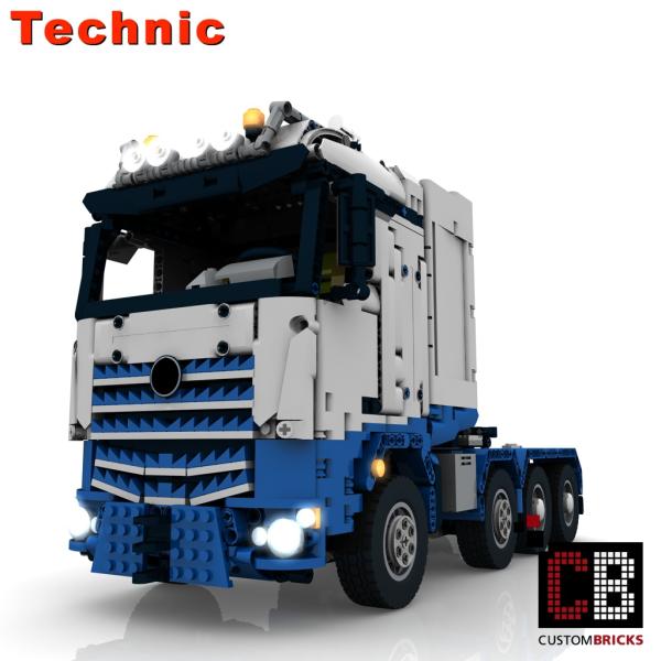 Custom LKW SLT blau weiß - RC Truck