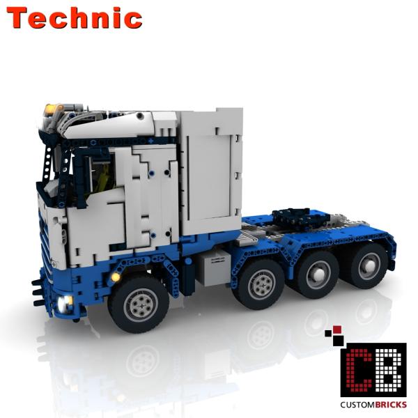 Custom LKW SLT blau weiß - RC Truck