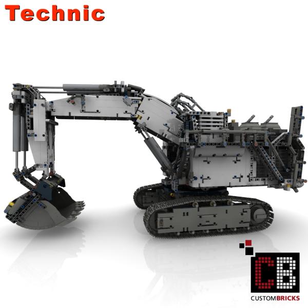 Custom RC Control+ 42100 Backhoe modification parts